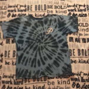 Primitive blue tie dye